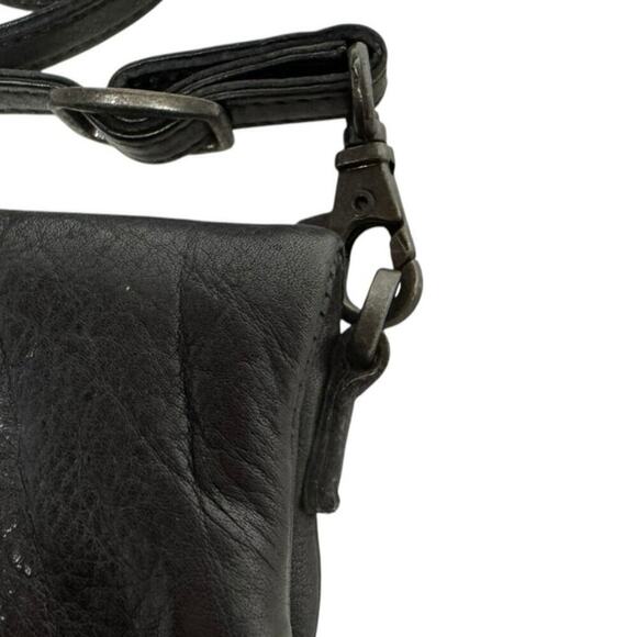 Rare Amsterdam Heritage multi use black leather bag shoulder/waist/crossbody - Picture 7 of 16